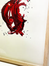 Pintura Original 'Explosión en Rojo' - 65x50 cm - Federico Font