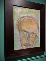 Dibujo Ceras sobre Papel 'Autoretrat' - 50x35cm - Josep Mª de Sucre