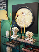 Cuadro Decorativo Clásico 'Vitruvio' - 80x80 cm