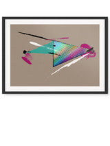 Lámina Decorativa 'Collage de Texturas'