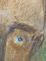 Dibujo Ceras sobre Papel 'Autoretrat' - 50x35cm - Josep Mª de Sucre