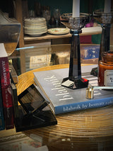 'Déco' Glass Bookend - Grey