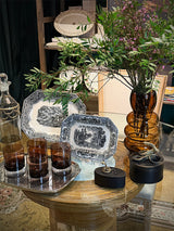 'Cartagena' Earthenware Serving Tray - Antique