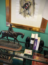 Decorative Replica 'Jockey and Horse'