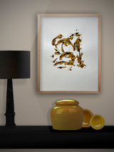 Pintura Original 'Explosión de Oro' - 65x50 cm - Federico Font