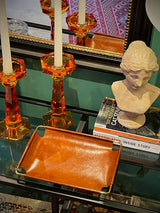 Bandeja Vacíabolsillos de Piel y Latón 'Valet'