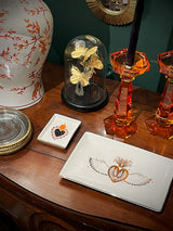 Bandeja Decorativa Cerámica Grande 'Ex-Voto' - Blanca