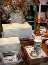 Caja Decorativa de Hueso Natural 'Hubert' - Grande