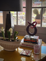 Escultura Decorativa de Cristal 'Curvum'