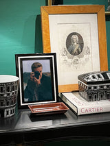 Marco de Fotos 'Roma' Blanco y Negro - 13x18 cm