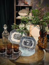 Bandeja de Servir de Loza 'Vistas La Cartuja' - Vintage