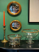 Glass Centerpiece 'Herbert' With Laurel Wreath