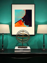 Lámina decorativa 'Llama Abstracta'