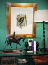 Decorative Replica 'Jockey and Horse'