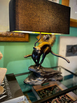 Lámpara de Mesa 'Leopard' con Pantalla Negra