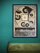 Aguafuerte Original 'Fenêtres - Bleu' - Pierre Alechinsky