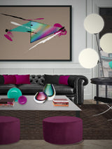 Lámina Decorativa 'Collage de Texturas'