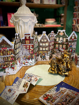 Calendario de Adviento 'Concertina Casas en Navidad' - 84x30 cm