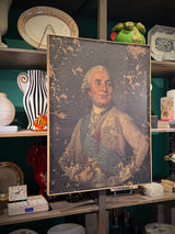 Decorative Print Replica Classic Portrait 'Louis XVI' - 80x60 cm