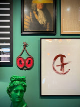 Antique Decorated Double Frame 'Silhouettes'