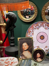 Photo Frame 'Paris' Enameled Green - Ø9 cm