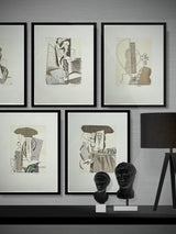 Carpeta 'Nuevos Tipos Urbanos' con 5 Aguafuertes - Manolo Valdés