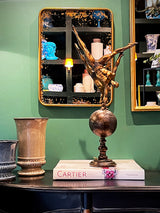 Espejo Rectangular Dorado 'Garnier' - 40x30 cm