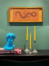 Cuadro Decorativo 'Serpiente' En Marco Vitrina