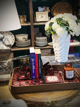 'Déco' Glass Bookend - Violet