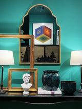 decorar-con-jarrones-jardinera-metalicos-turquesa