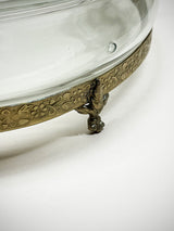 Round Glass Centerpiece 'Herbert' With Handles