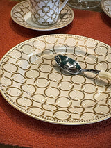 Plato de Postre de Porcelana 'Decó' - Diseño II