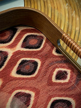 Bandeja Decorativa Rectangular 'Galateo' - Peacock - 51x32,5x4,5 cm