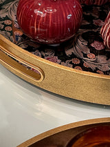 Bandeja Decorativa Grande 'Galateo' - Leaves - Ø39,5 cm