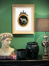 Lámina de Arte Decorativo 'Jungle Cameo' - Leopardo