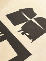 Original Serigraph 'Geometric Black and White' - Victor Vasarely