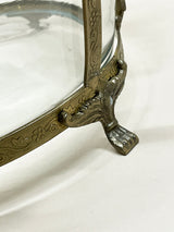 Glass Centerpiece 'Herbert' With Laurel Wreath