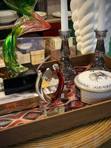 Decorative Glass Sculpture 'Samba I'