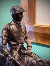 Decorative Replica 'Jockey and Horse'