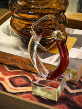 Decorative Glass Sculpture 'Samba I'