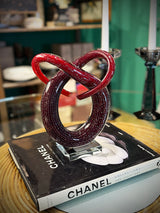 Escultura Decorativa de Cristal 'Curvum'