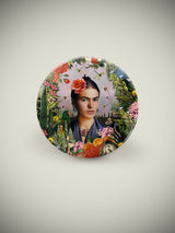 Espejo de Bolsillo 'Inspired by Frida Kahlo' - 75 mm