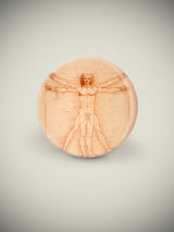 Espejo de Bolsillo D80mm 'Vitruvian Man' - Da Vinci