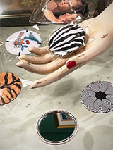 Espejo de Bolsillo 'Zebra Skin' - 60 mm