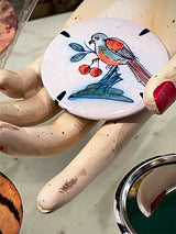 Espejo de Bolsillo 'Delft Blue Bird' - 60 mm