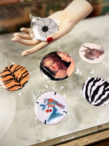 Espejo de Bolsillo 'Zebra Skin' - 60 mm