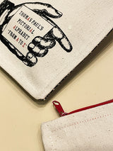 Pouch de Lino 'E de Elefante'