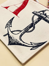 Pouch de Lino 'A de Ancla'