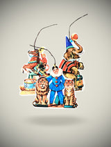 Set de 3 Etiquetas para Regalo y Decoraciones 'Circo Vintage'