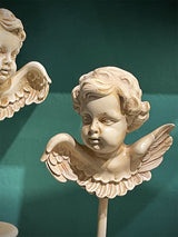 Figura Decorativa 'Angel' sobre Base - Izquierdo